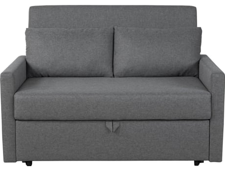 Sofá- Cama DORMUS Madrid 2 Lugares Sydney Ash Cinza (91 x 94 x 132 cm)
