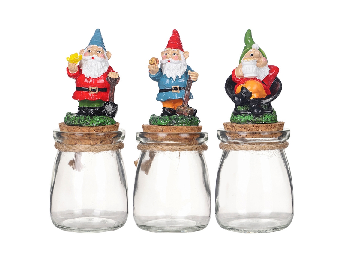 Laxiscreed Pack De 3 Decorações De Natal Com Gnomo Elfo Em Resina Para Sala E Árvore