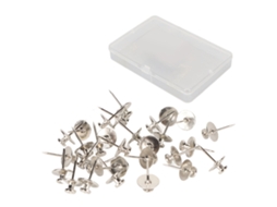 30 Clavos De Pared Para Colgar Fotos De Aleación De Zinc, Clavijas Dobles Decorativas Para Cuadros Y Paredes