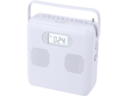 Leitor Cd Portátil Com Alto-falantes Hifi, Rádio Fm, Usb E Alimentação Por Bateria, Para Uso Doméstico E