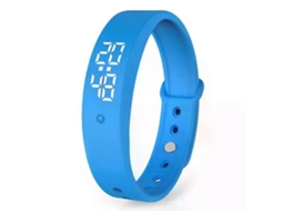 Pulseira Inteligente Esportiva Com Led, Monitor De Temperatura Corporal, Termômetro, Alarme Vibratório E Lembretes. Ideal Para Estudantes E Alunos.