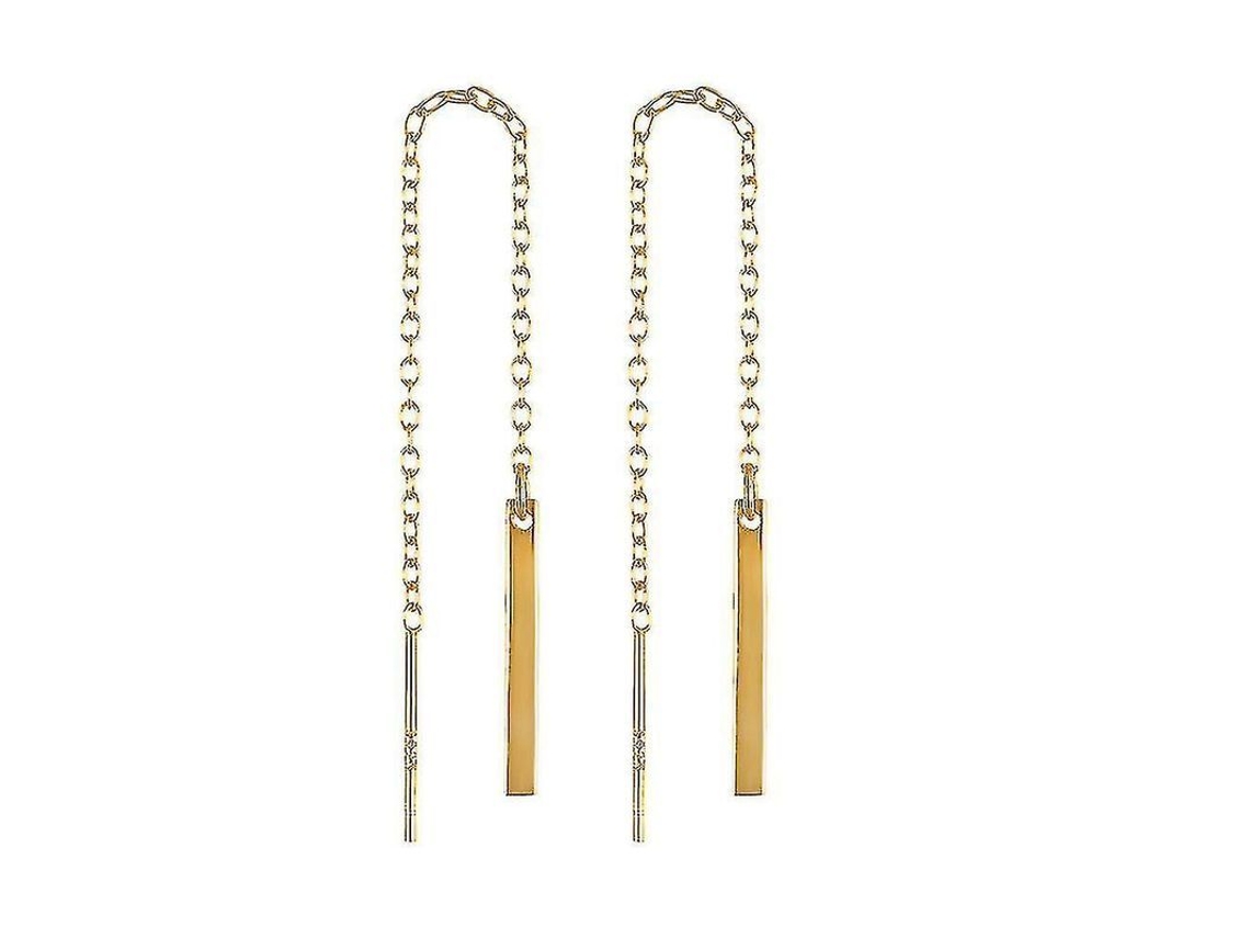 2026 aretes de Cadena Con Borla Dorada S925 Aleación para Ceremonia Y Ocasiones Especiales
