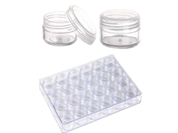 Organizador De Bijuterias Garrafa Com Tampa Roscada 24 X 16 X 2,5cm Plástico