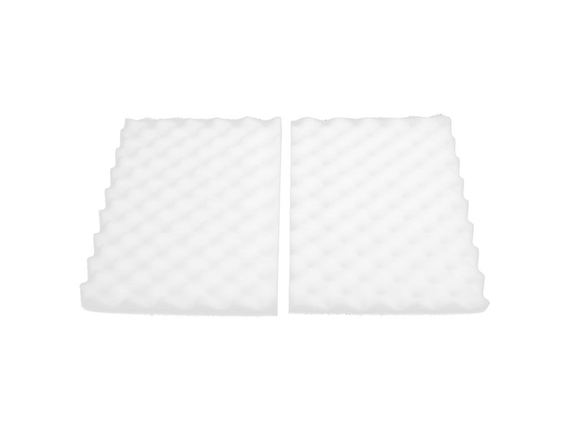 2 Peças Colchonete Modelagem Fondant Branco Flores
