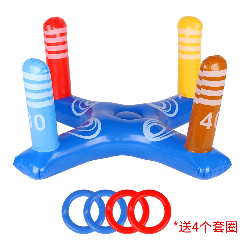 Jogo Inflável De Arremesso De Argolas Para Piscina, Brinquedos Flutuantes Para Jogar Na Água, Jogos Para Festa Na Piscina No Verão