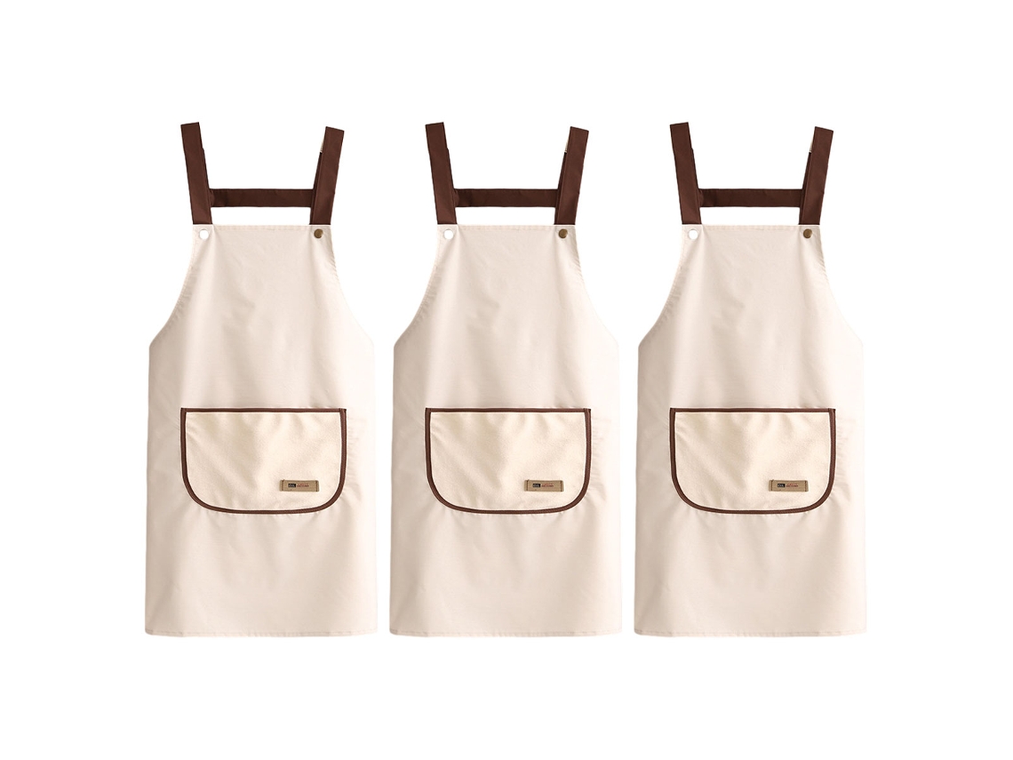 3 Peças De Capote Pvc Antiaderente E Resistente Ao Desgaste, Cinto Abdominal Impermeável E À Prova De Óleo, Avental Cozinha Casa Cozinhar Adulto