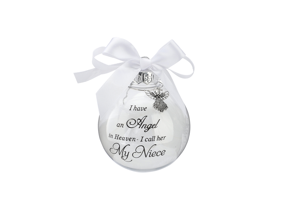 Laxiscreed Bola De Plástico Com Plumas, Anjo De Nossa Senhora Para Velas E Decoração