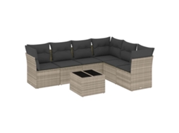 Garden Sofa Set, Garden Sofa Sets Vidaxl Cinzeto Rattan / Vime (n/a)