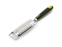 Ralador De Queijo Em Aço Inox Com Cabo, Manual Para Parmesão, Legumes, Gengibre, Alho E Limão, Da Debuns. Aquaforge