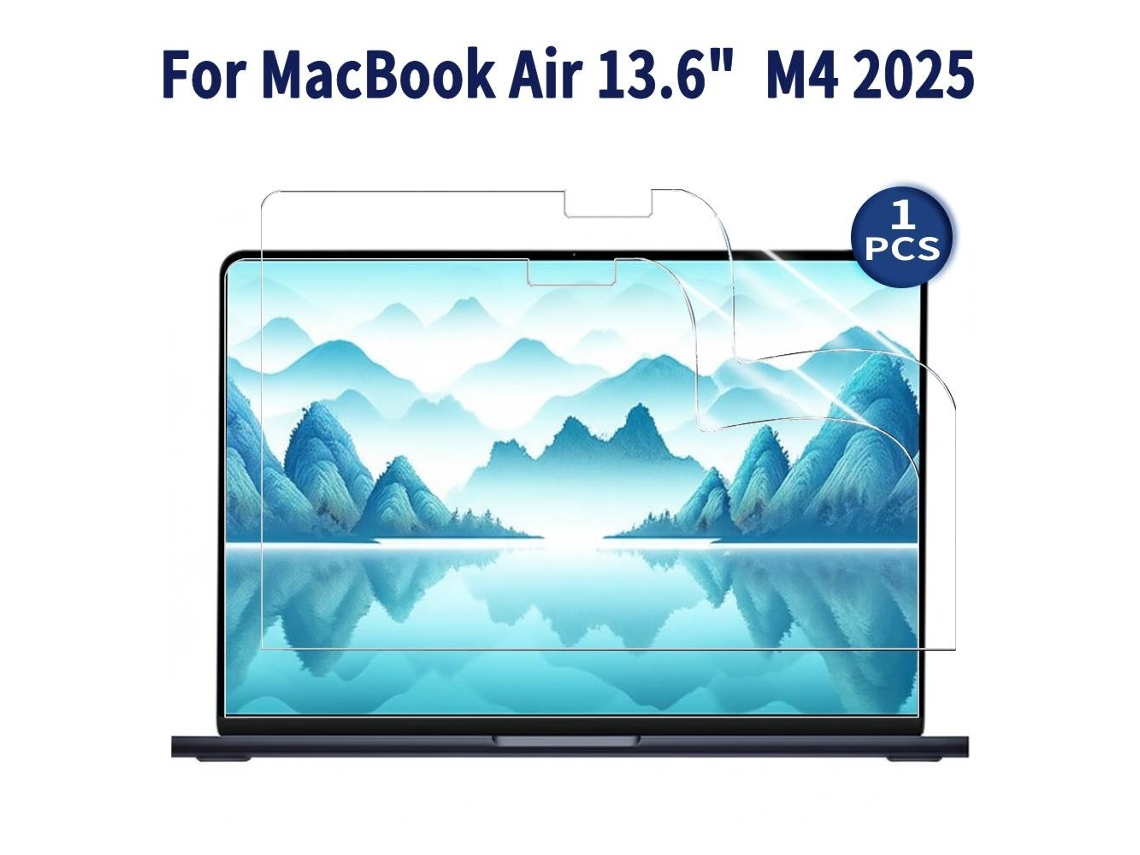 Lurelia Película Protetora Para Aplicação De Macia Anmacbook Air De 13,6 Polegadas M4 2025, Pet