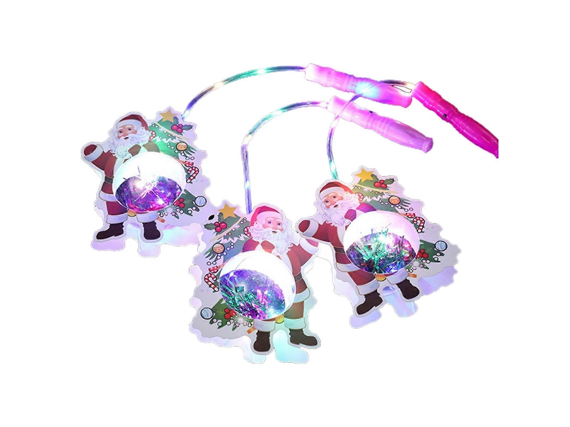 Varinha Luminosa Com Luzes Intermitentes Para Festas E Natal