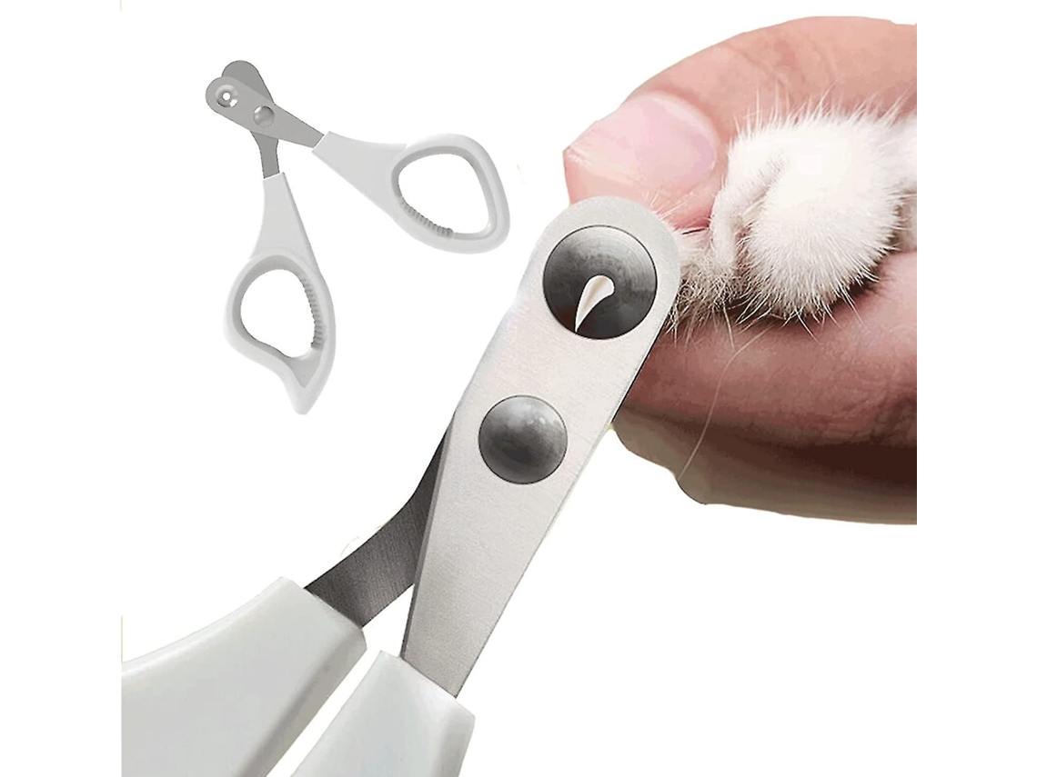 Cortador de unhas circular pequeno e antiderrapante para animais de estimação