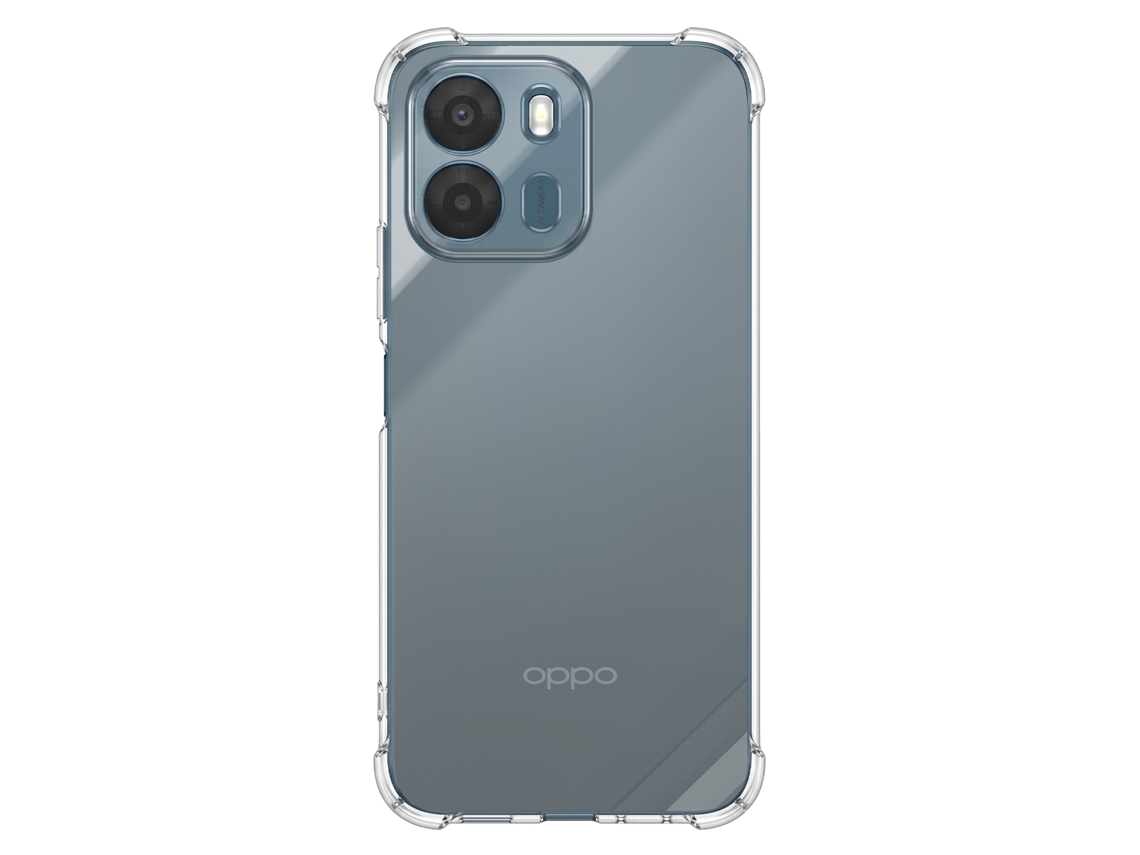 Capa Para Oppo A6 Em Silicone Flexível Com Cantos Bumper Antichoque Reforçados