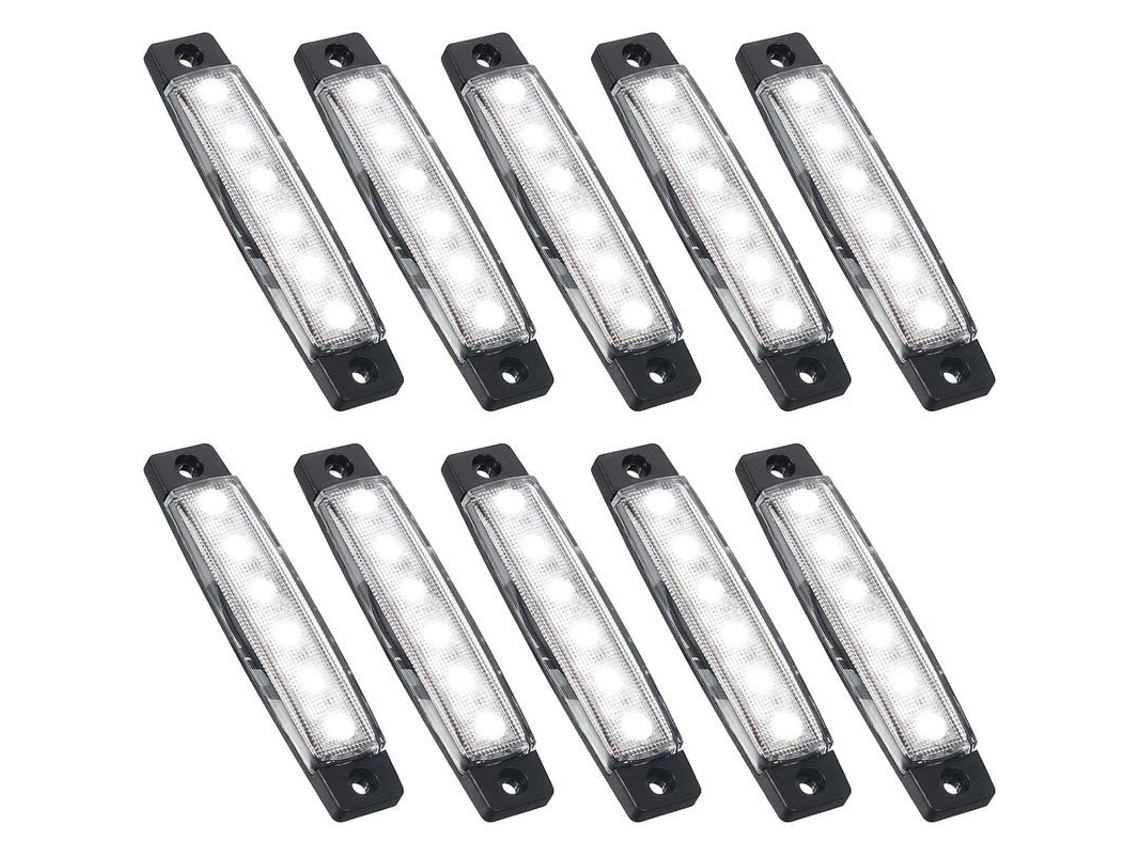 10 Pçs Luzes Led de Roca para Carro Exterior Underglow Rodas Kit Impermeável Offroad Caminhão Motos de Neve