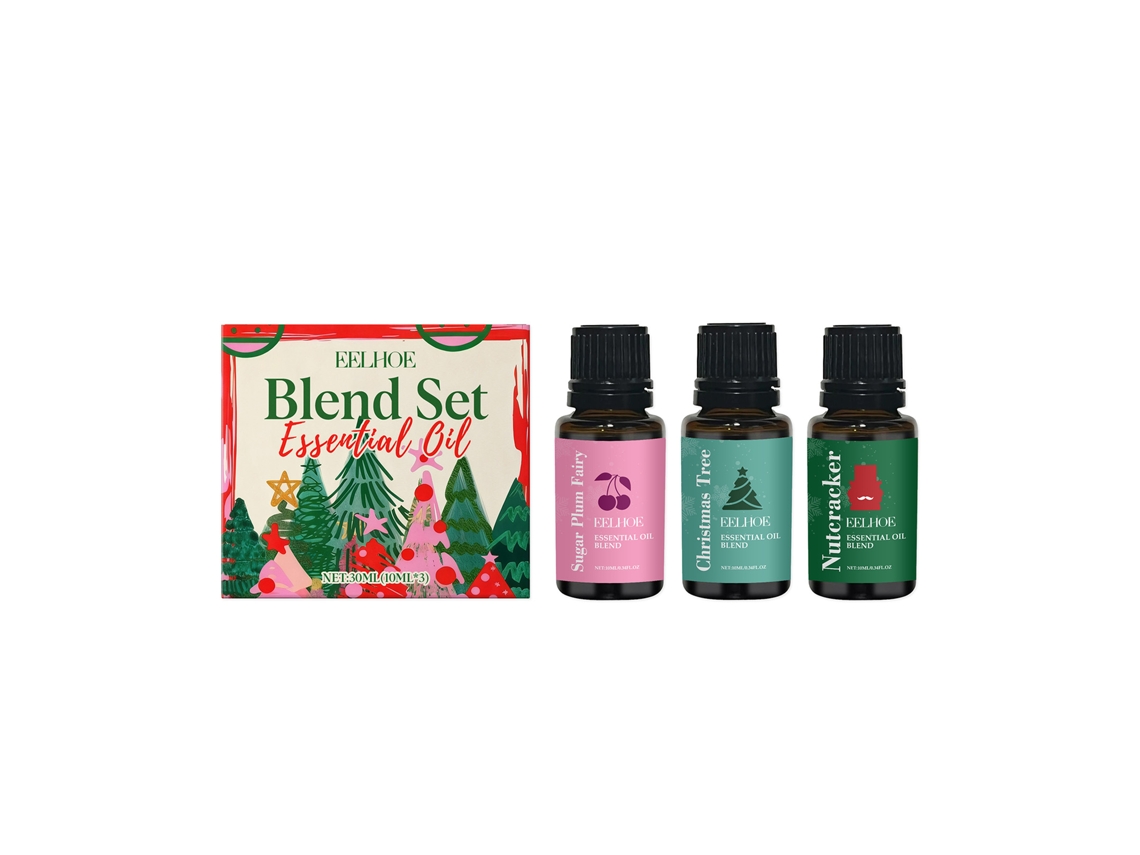 Kit Óleos Essenciais Eelhoe Aromaterapia Natalino