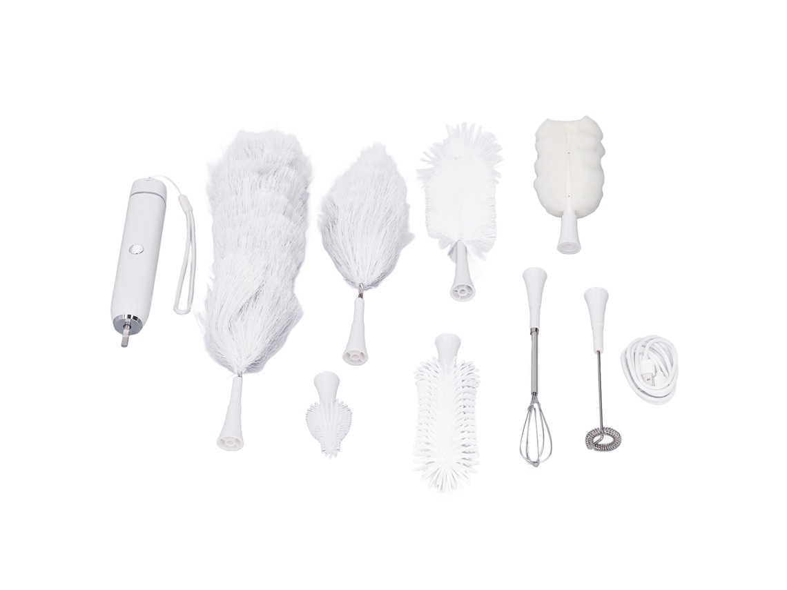 Laxiscreed Escova Elétrica Para Garrafas De Limpeza, Mistura, Cabeças Substituíveis, À Prova D'água Ip65
