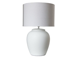 Luminária de mesa DKD Home Decor em porcelana branca 25W 50W 220V 38 x 38 x 58 cm