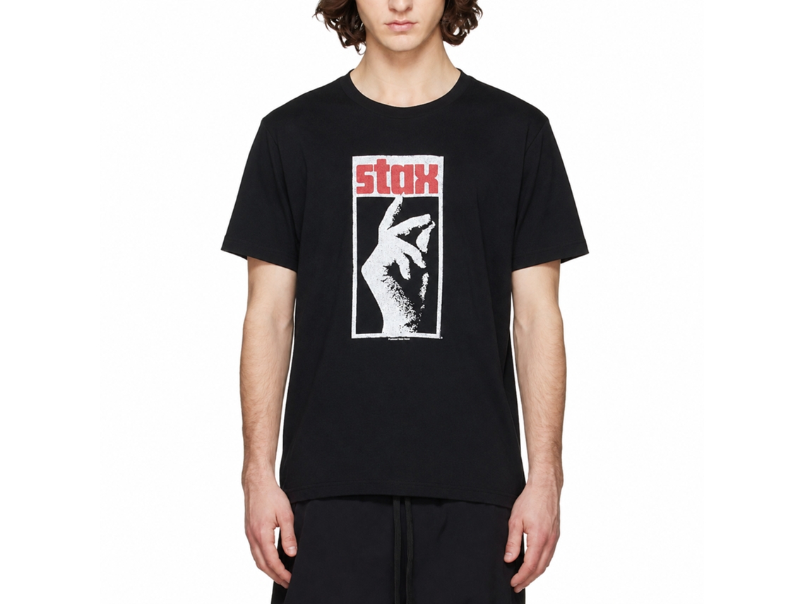 Stax Records Distressed Logo T-shirt Unisex Adults Size:m