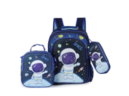 Mochila Czhhmart Conjunto De 3 Peças Para Meninos 16 Polegadas Astronauta