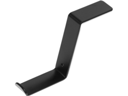 Suporte De Casque Audio Em Metal Noir, Mural De Crochê Simples E Estilo Para Alcance Fácil E Ganho De Lugar,