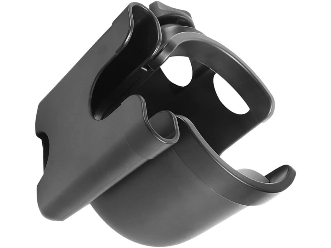 Suporte para Mamadeira/copo para Carrinho de Bebê com Suporte para Celular, 1 Peça, Preto. CHABERLU