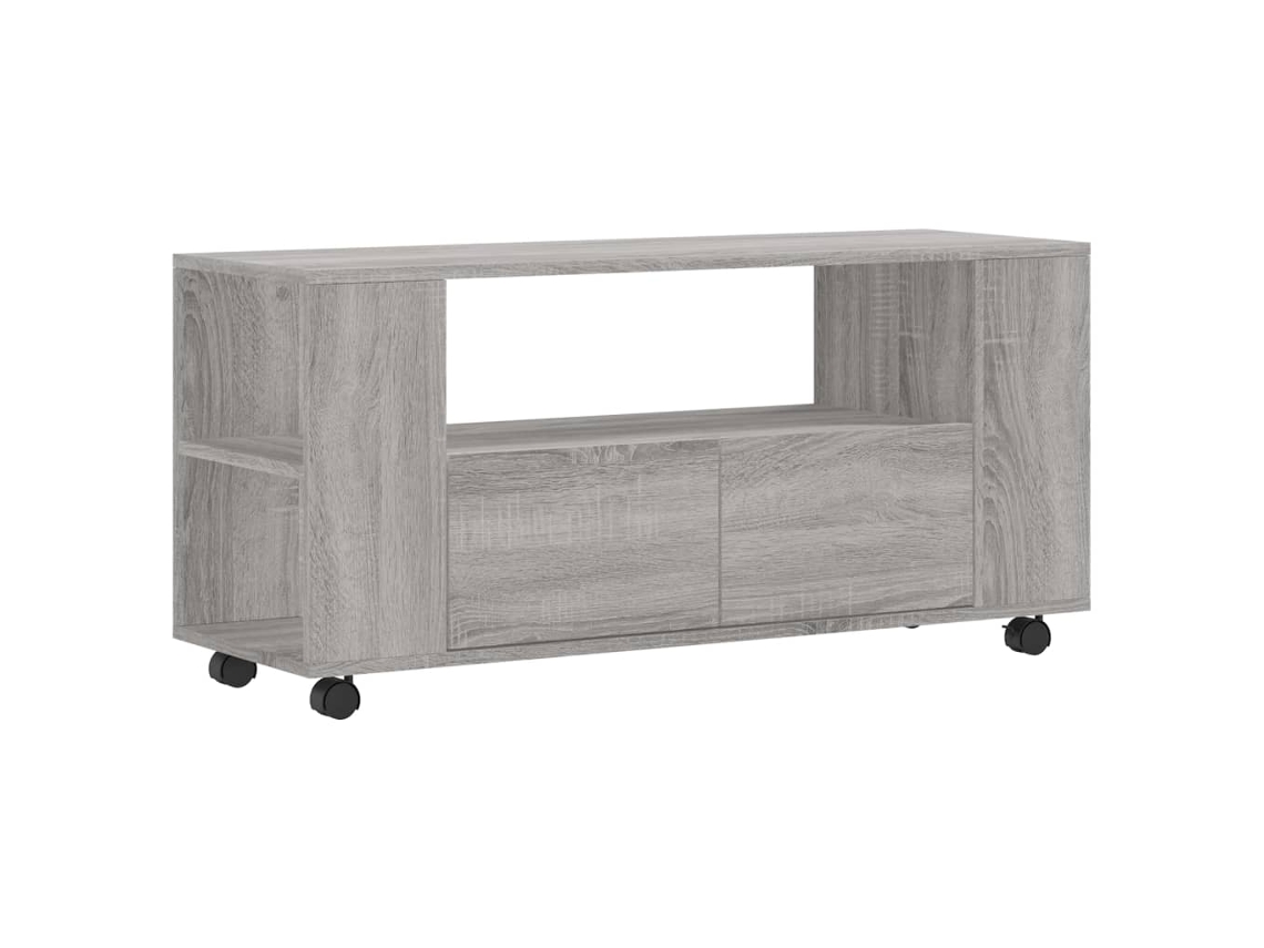 TV Móvel Derivada da Madeira Cinzento Sonoma MAISON EXCLUSIVE (102x34,5x43 cm)
