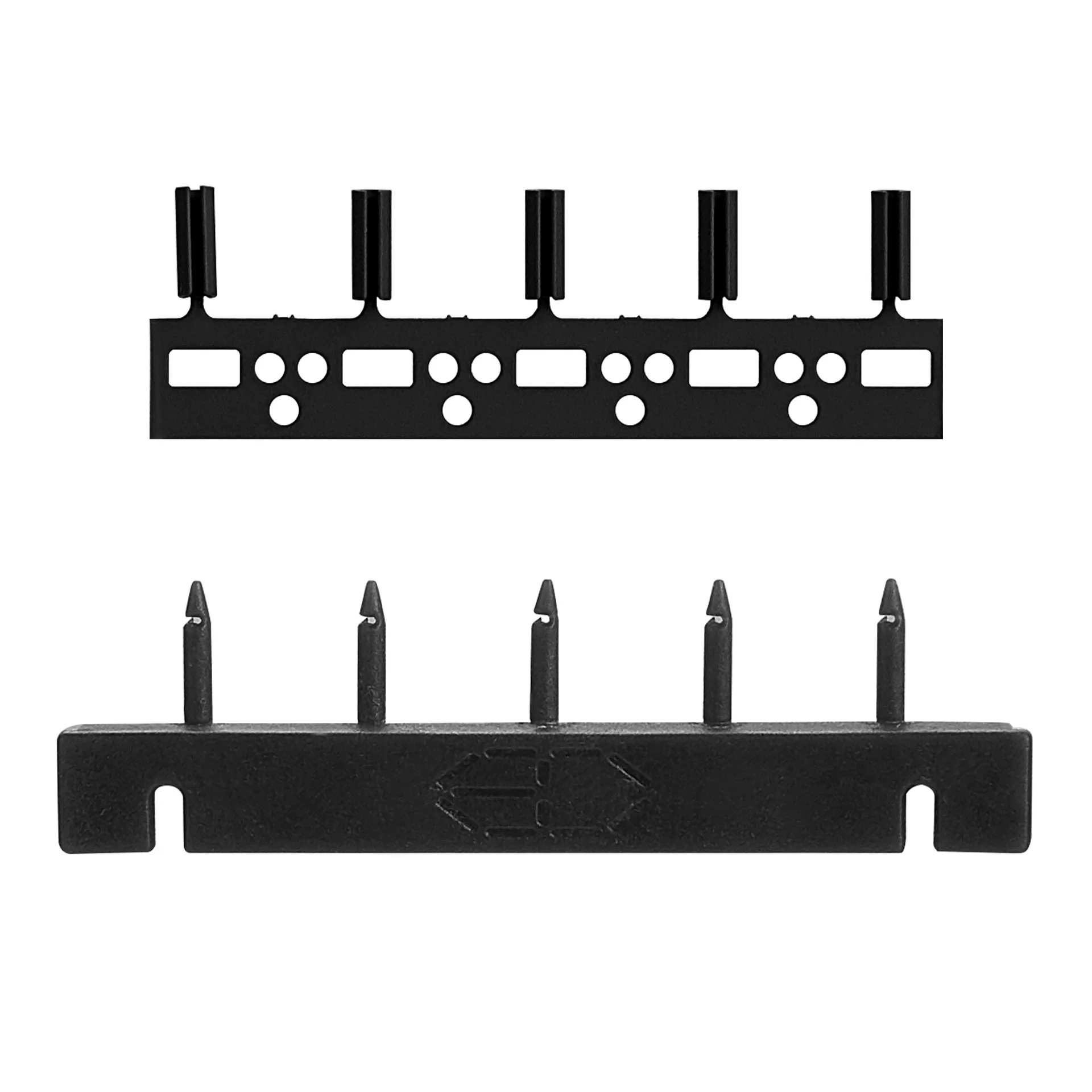Kit de Interface para Cabelo (preto, conjunto com 5 peças) Acessórios para Extensão de Cabelo com Grampos de Interface para Cabelo