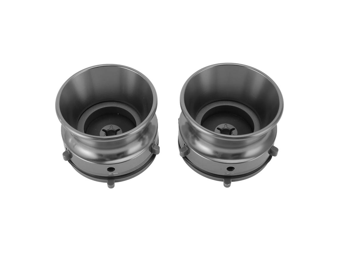 Aetheria 2pcs Adaptador Concentrador Nab 1/4 10 Polegadas Liga de Alumínio Universal para Studer Revox Akai Teac Cinza