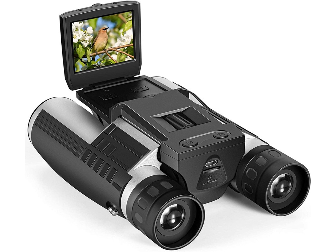 Binóculos Digitais, Foto De Vídeo Com Zoom De 12x, Para Concerto De Jogo De Futebol Para Observação De Pássaros, Preto Bestvite