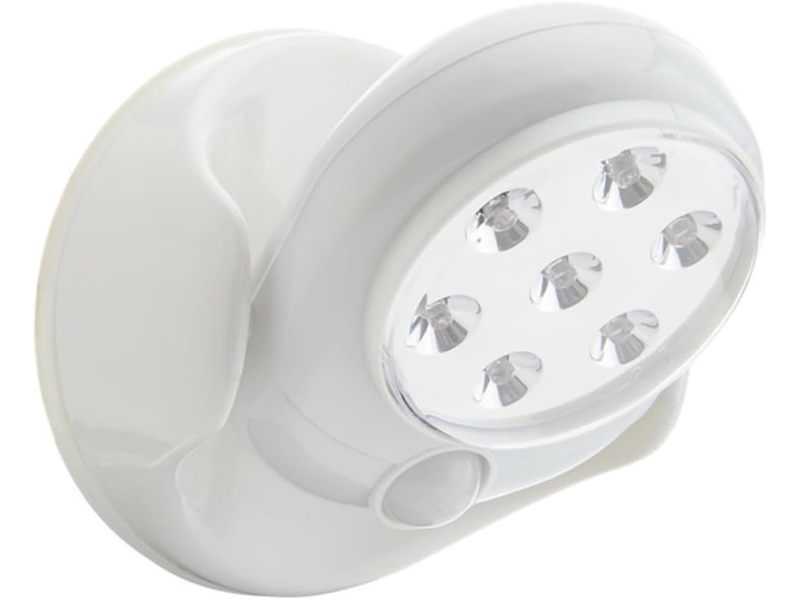Luz Noturna Led Giratória 360° Com Sensor De Movimento Para Varanda