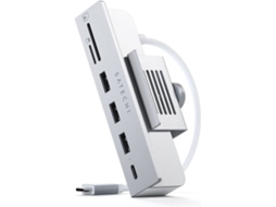 HUB SATECHI 7466724 (USB-C - 6 Portas - Prateado)