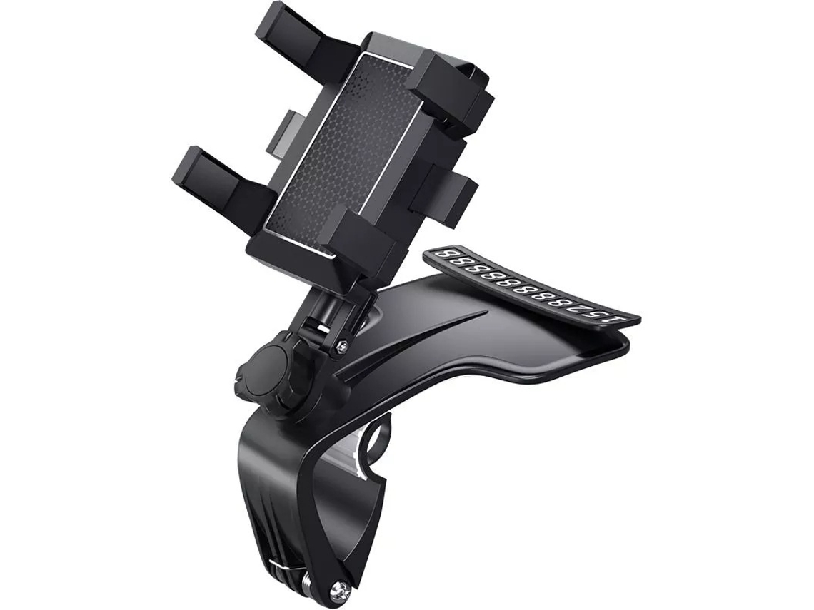 Suporte Para Celular Veicular, Espelho Retrovisor Multifuncional Para Painel Do Carro Com Presilha De Mola Ajustável Em 360°, Adequado Para Smartphone