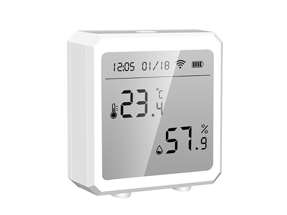 Sensor De Monitoramento De Temperatura E Umidade Com Wi-fi, Controle Tuya E Display Lcd Digital