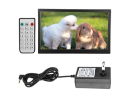 Quadro Digital De Fotos Laxiscreed 15,6" Com Ecrã Ips, Alarme E Calendário Em Metal