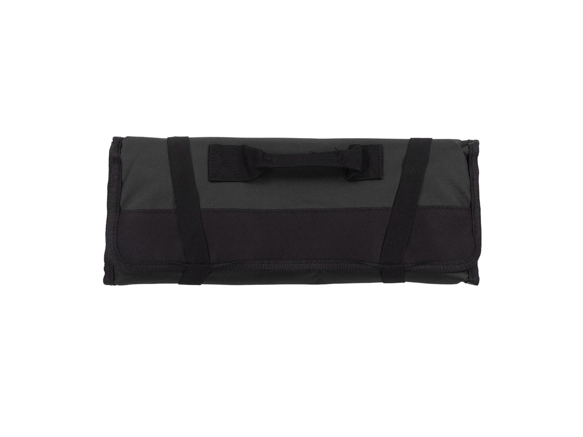 Bolsa multifuncional para ferramentas, feita de tecido Oxford grosso, resistente ao desgaste e à água, portátil, cor preta.