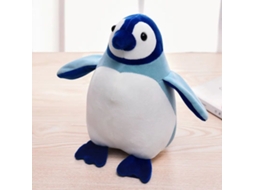Almofada Cervical Deformável Formato U, Pinguim Azul