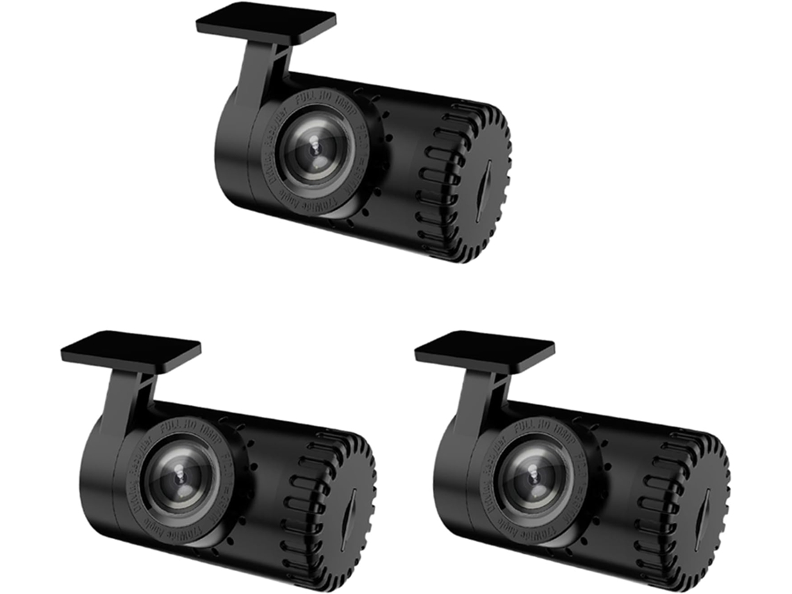 Gravador de Vídeo Veicular Dvr Full Hd 1080p com 3 Câmeras Android. SFUSHOS