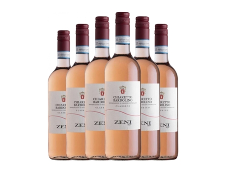 Vinho rosé ZENI Chiaretto Classico Bardolino (0.75 L - 6 Unidades)