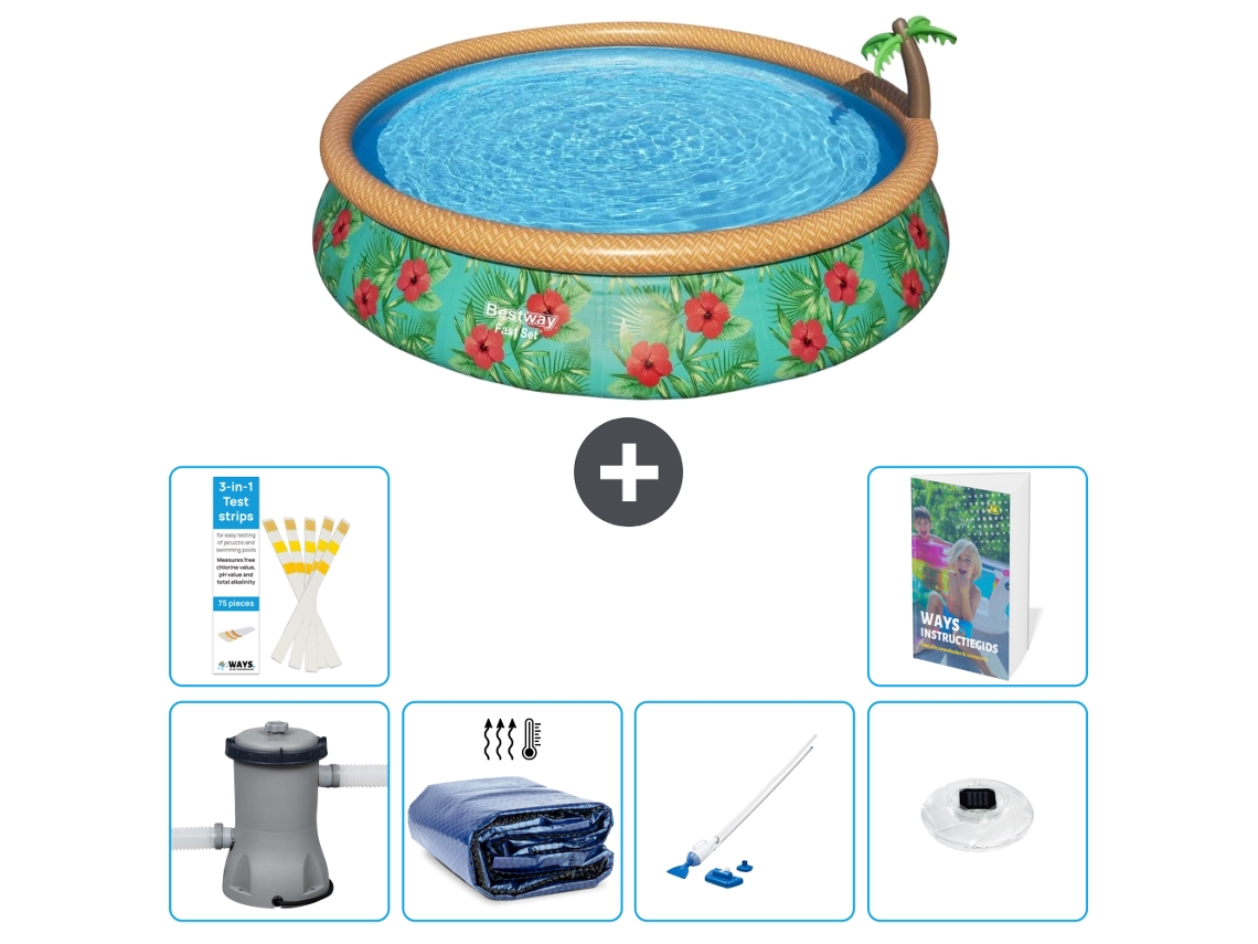 Bestway Piscina Bestway Fast Set Redonda - 457x84 Cm - 7-peças S204