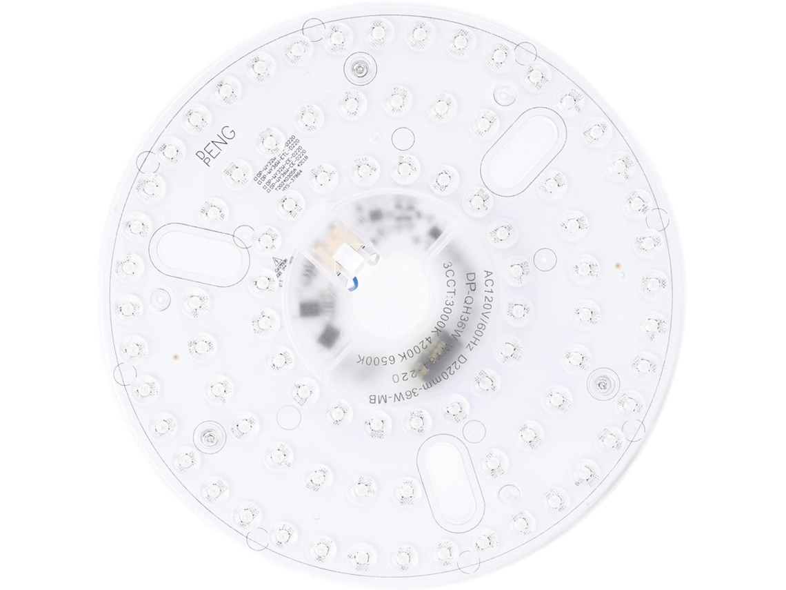 Ventilador De Teto Yoidesu 8,66 Polegadas (22 Cm), 36 W, Com Luz Led