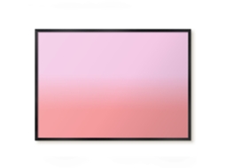 Magnetic Board Turquoise Gradient For The Living Room Espelharte (70x50 Cm)