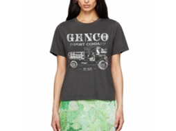 Rockinstone Godfather Movie Genco Import Truck Solid Smoke Adult T-shirt Size:l