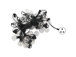 2026 cadenas de Luces Led G40 Con 50 Bombillas Globo Ip45 Impermeable para Jardín, Patio, Balcón, Decoración, Luz Cálida, Enchufe Uk 220v