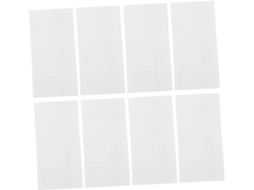 Pacote com 100 unidades de capas de espuma branca para mudanças, proteção versátil contra impactos leves e embalagem de objetos.