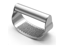 Apressador de Alho, Inox, para Frutas e Nozes, com Alça Confortável | S/MARCA