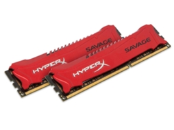 Memória RAM DDR3 KINGSTON Savage (2 x 8 GB - 2400 MHz - CL 11 - Vermelho) — 2 x 8 GB | 2400 MHz | DDR3