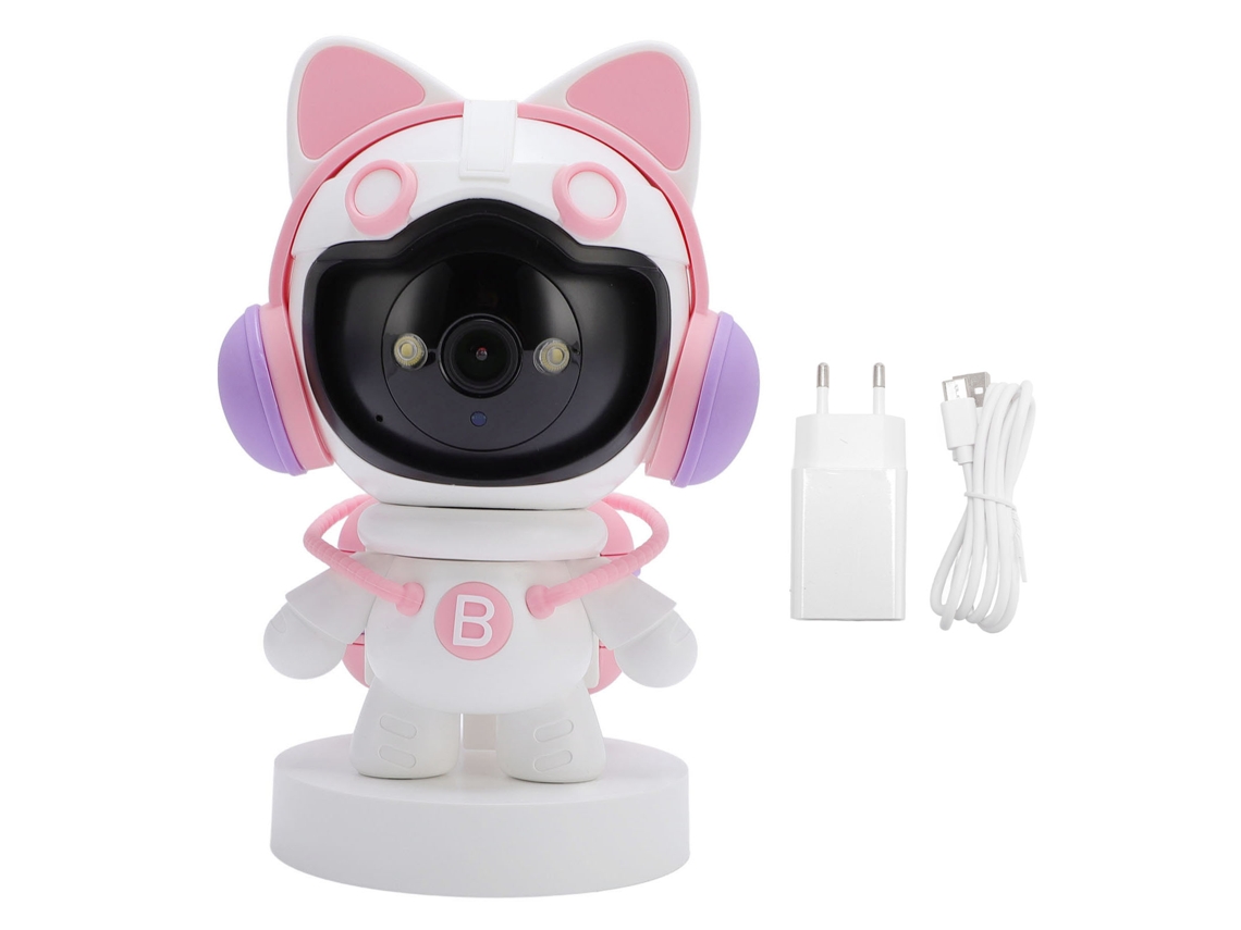 Wifi Baby Camera Bear Shaped 2.4ghz 5ghz Dual Power Supply 2 Way Talk Hd Wireless Indoor Security Camera With App Control LAXISCREED