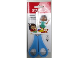 Tesoura Escolar STAPLES 13 Cm Azul