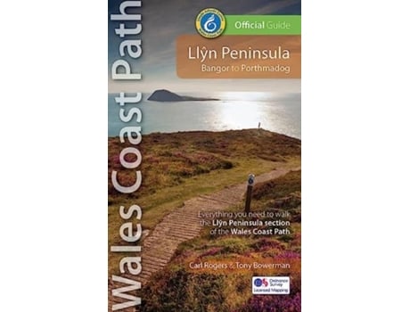 Livro Llyn Peninsula Wales Coast Path Official Guide de Tony Bowerman (Inglês)
