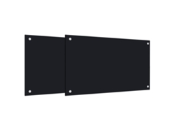Kitchen Backsplash, Kitchen Backsplashes Vidaxl Preto Vidro (70 X 60 X 0.6 Cm)